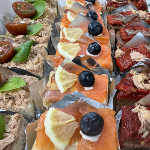 Canapes variados