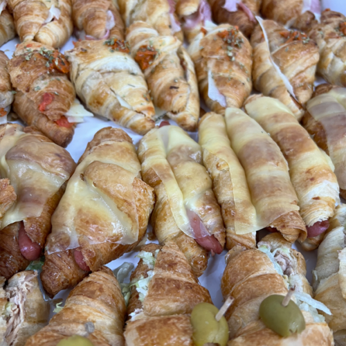 Croassants salados variados